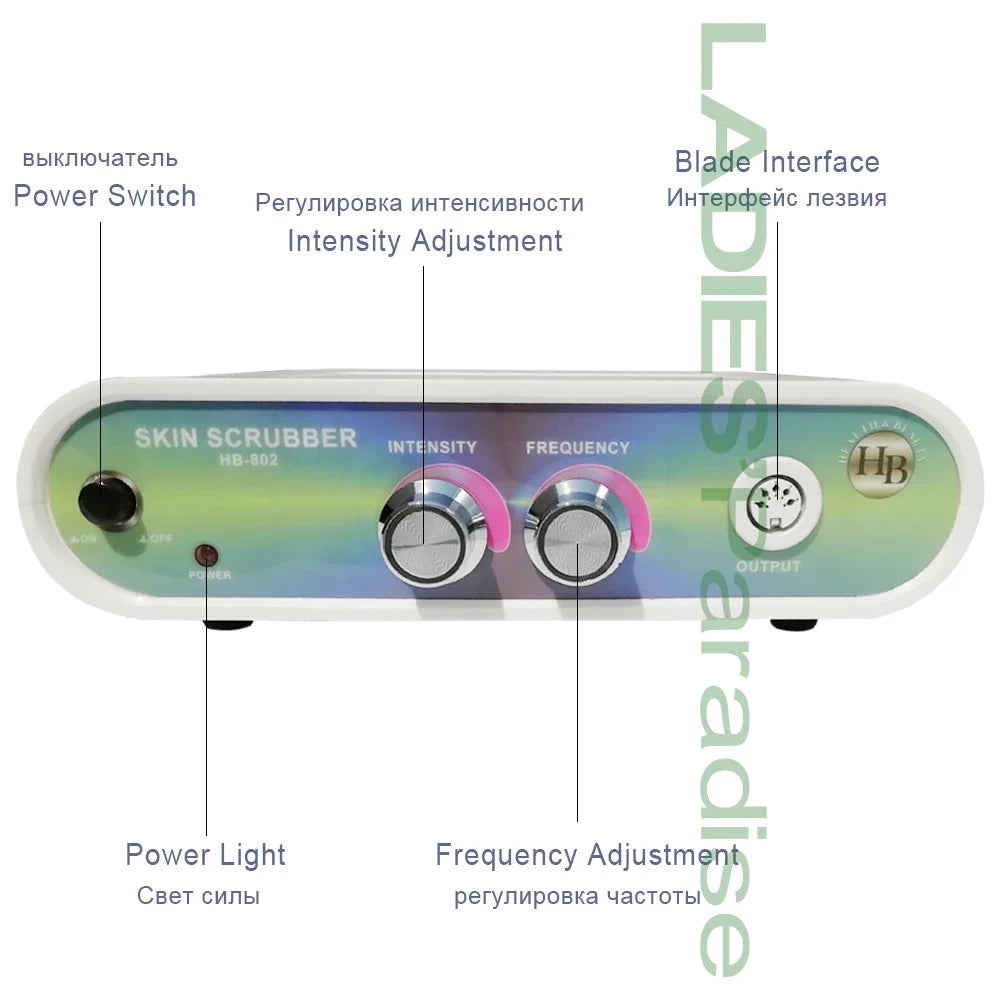 Ultrasonic Facial Skin Scrubber | Deep Pore Exfoliator & Spa Tool Scrubs Treatments Tidesmit
