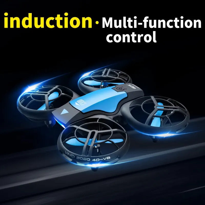 4K Camera Drone for Kids - Gesture Control Foldable Quadcopter Blue Tidesmit