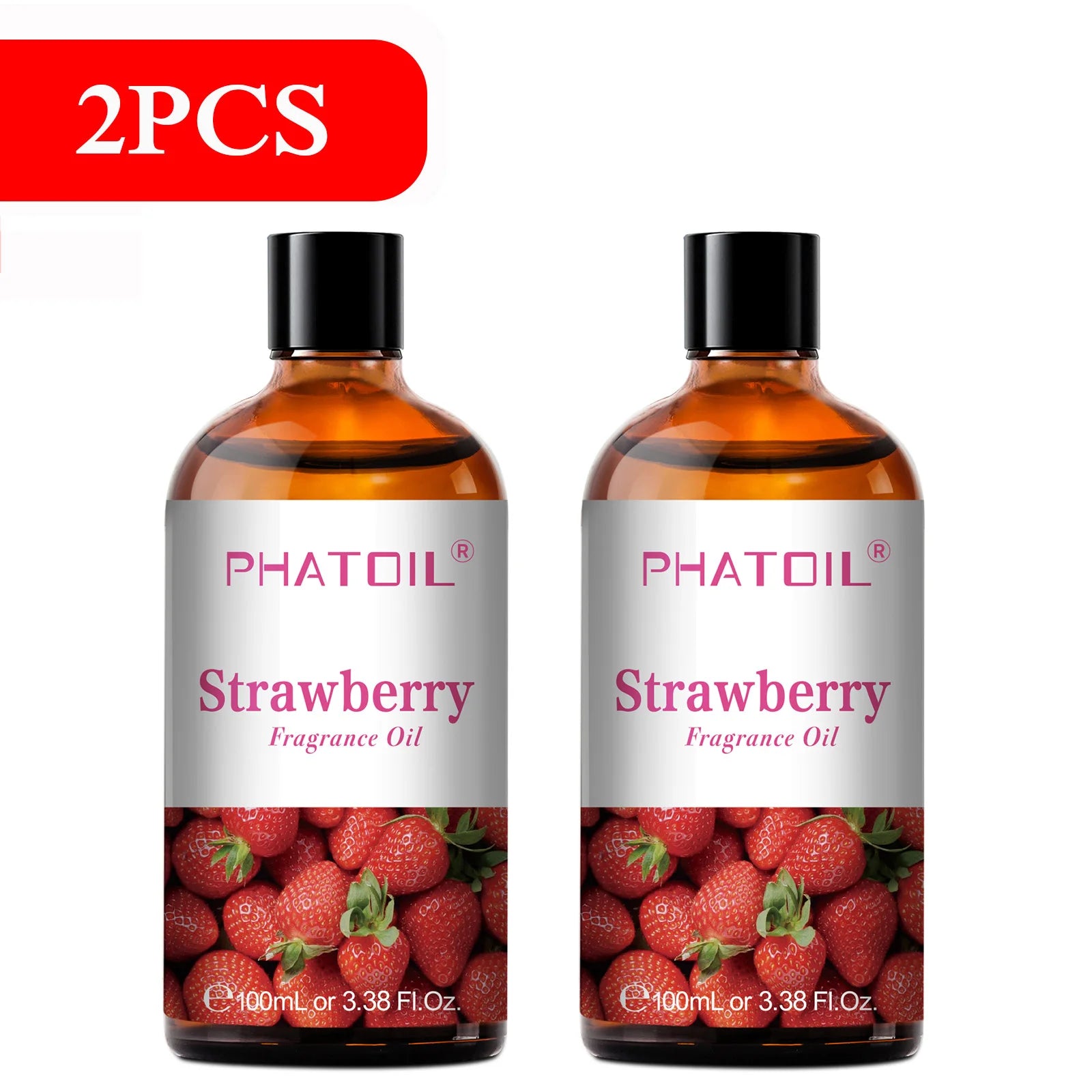 PHATOIL 100ml Fragrance Oil Cherry Coconut & Vanilla Mango Watermelon Strawberry Aromatherapy Oils For Diffuser Candle Making