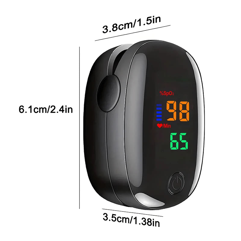 Finger Pulse Oximeter& Non-Contact Infrared Thermometer-Digital LCD Thermometer for Adults & Infants,Ear Temperature Measurement