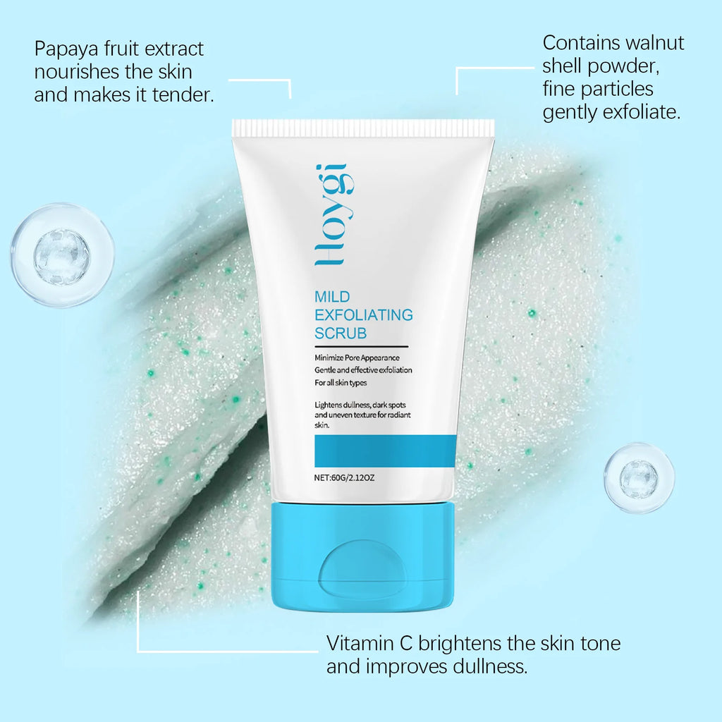 Facial Exfoliating Scrub - Natural Deep Pore Cleansing Treatment Scrubs Treatments Tidesmit