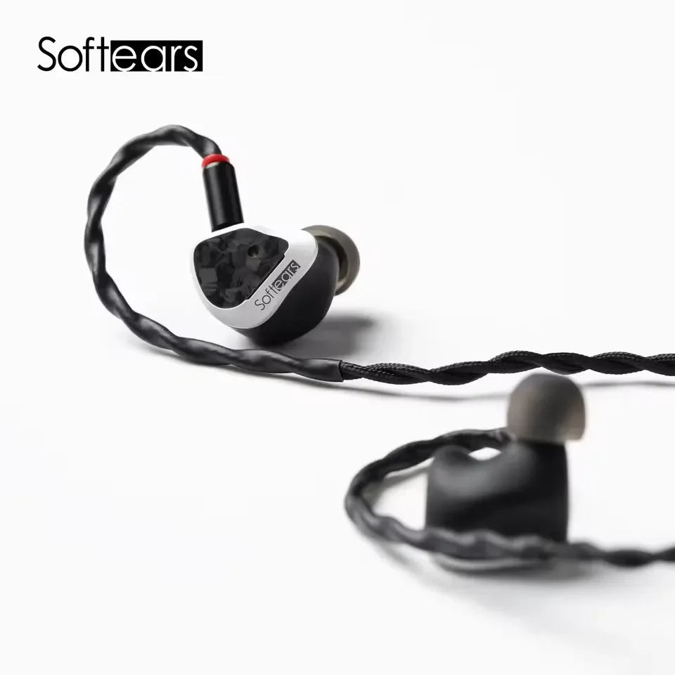 Softears Volume Hybrid Quad-Driver IEMs Black | Tidesmit Tidesmit