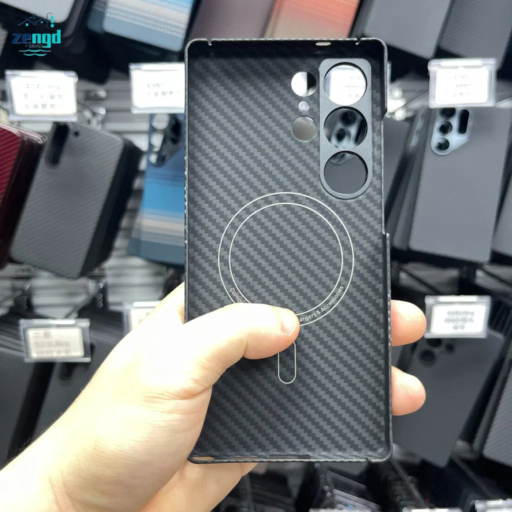 Samsung Galaxy S25 Ultra Aramid Fiber Case - Slim Magnetic Drop Protection Tidesmit