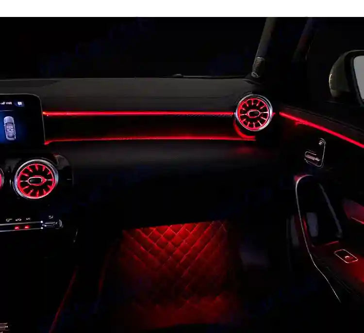 Mercedes Benz Ambient Lighting Kit 64 Color RGB LED Interior Air Tidesmit