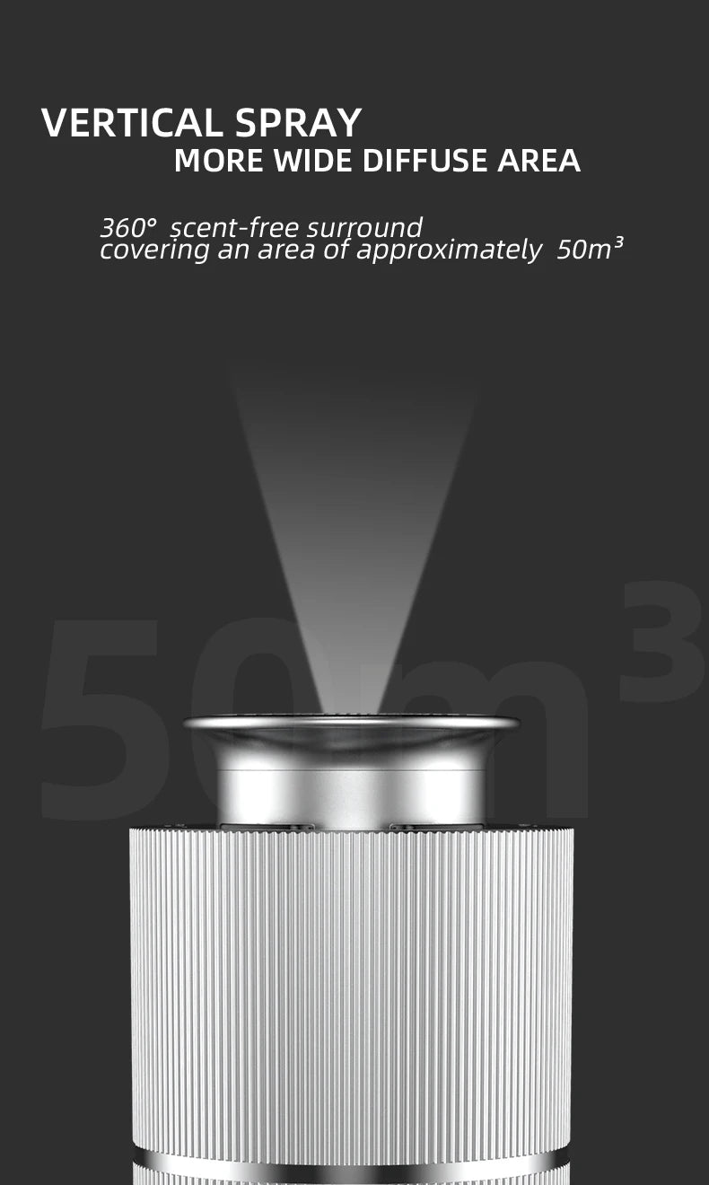 Car Diffuser Waterless Essential Oil Diffuser Aromatherapy Atomizing Diffuser For Office Room Portable Home Freshener Device