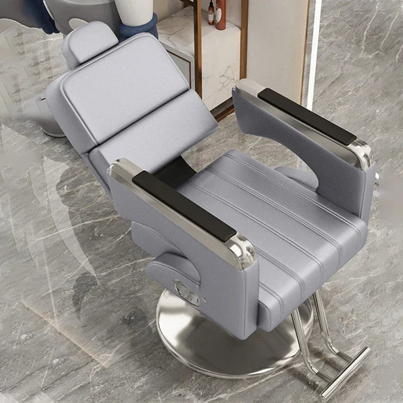 Barber Chair 360° Hydraulic Reclining Salon Station - Durable EU Design Massage Chairs Style-6 Tidesmit