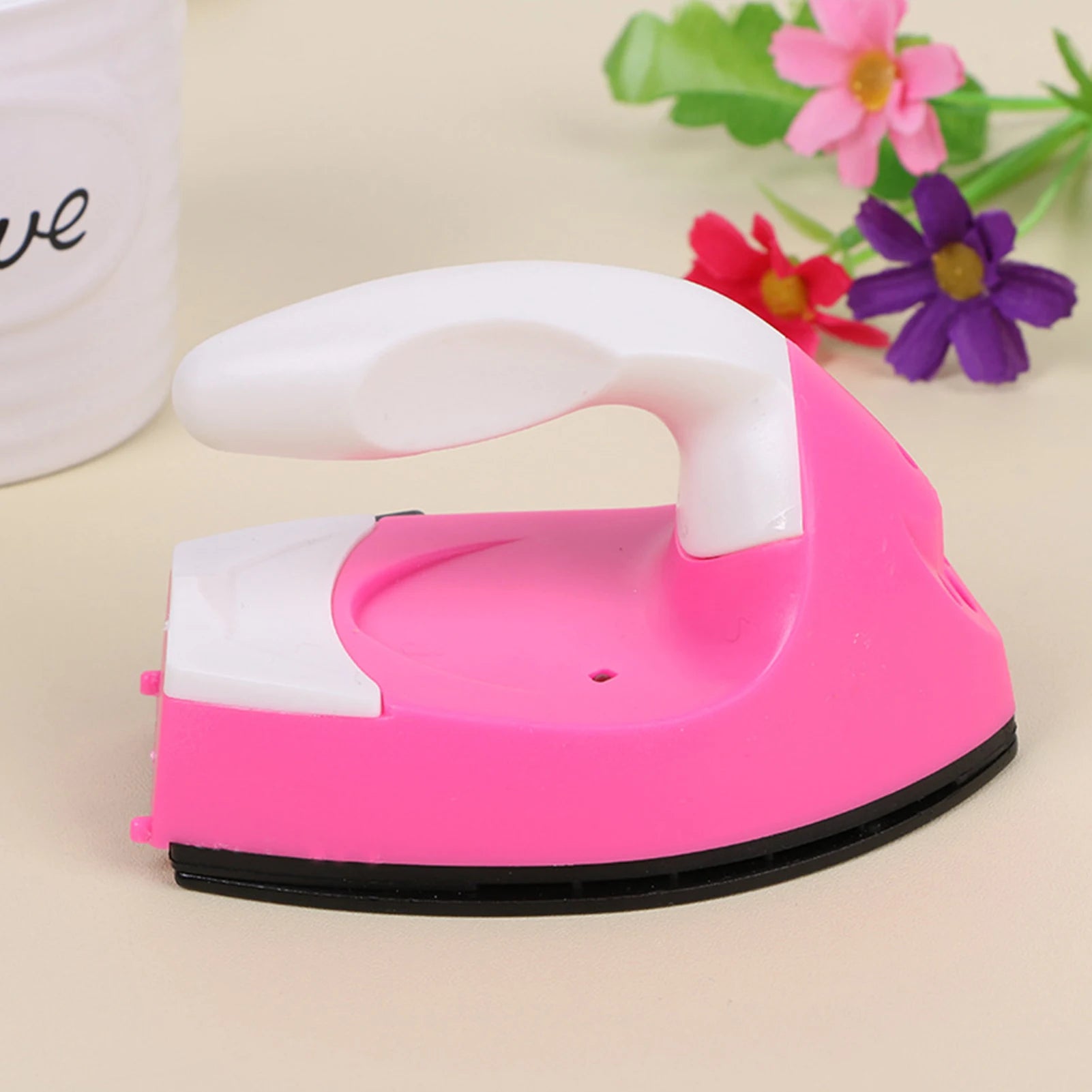 Tidesmit mini handheld garment iron with non-stick soleplate, portable US plug design for DIY crafts and laundry