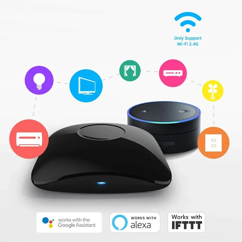 Broadlink RM4 Pro Smart Remote Control for WiFi IR and RF Appliances Tidesmit