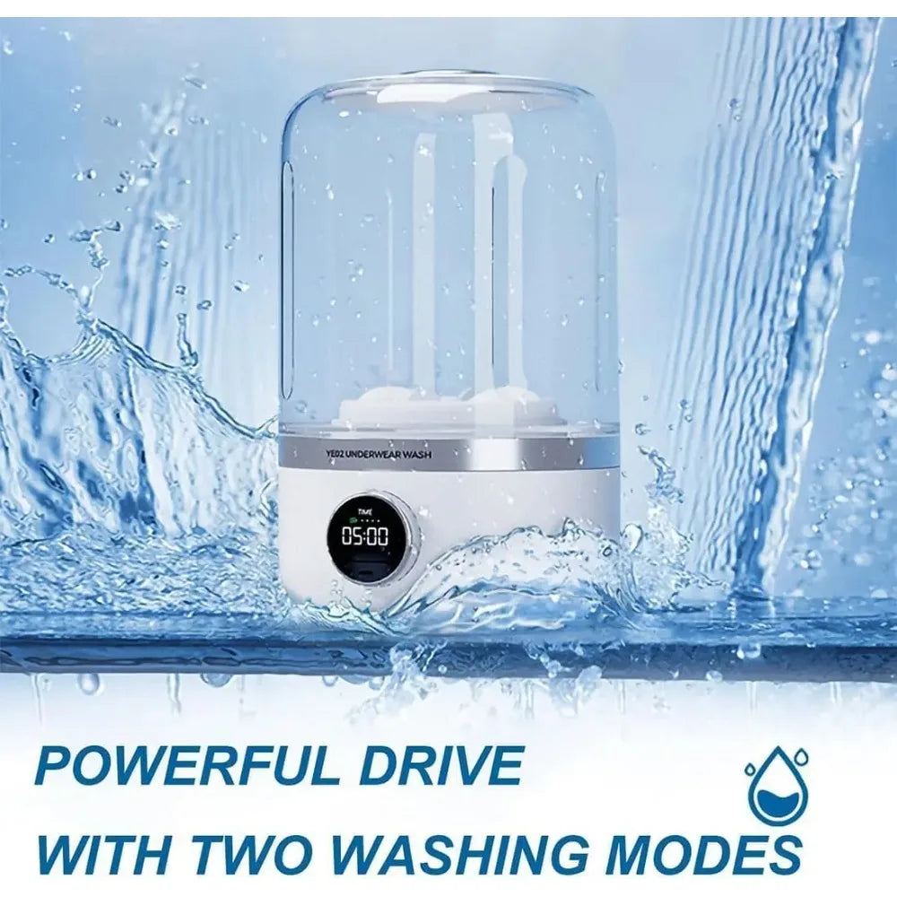 Tidesmit 1L portable wireless underwear cleaner featuring compact mini laundry bucket design for socks and delicates