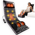 Shiatsu Massage Mat with Heat - Full Body Electric Massager EU Plug Back Massage Instrument With Foot Massager EU Plug