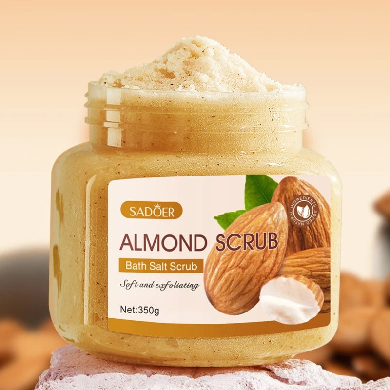 Almond Face Scrub: Hypoallergenic Exfoliating Pore Cleanser Scrubs Treatments Tidesmit