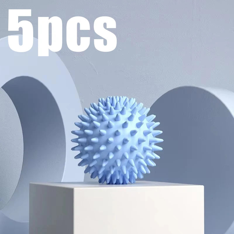 Massage Ball for Muscle Relaxation | Portable Deep Tissue Relief Back Massage Instrument Blue 5pcs Tidesmit