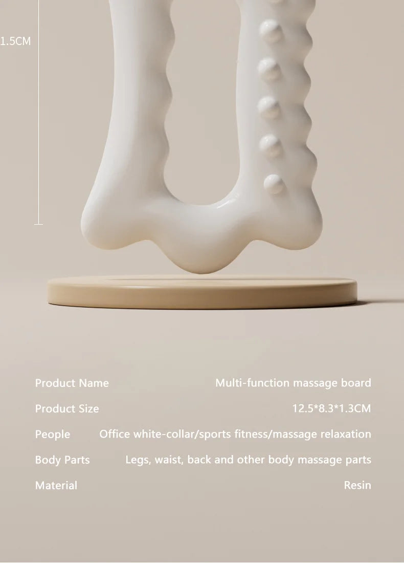 Gua Sha Body Massage Tool - Static Free Resin for Muscle Recovery Body Shaping Massage Equipment Tidesmit