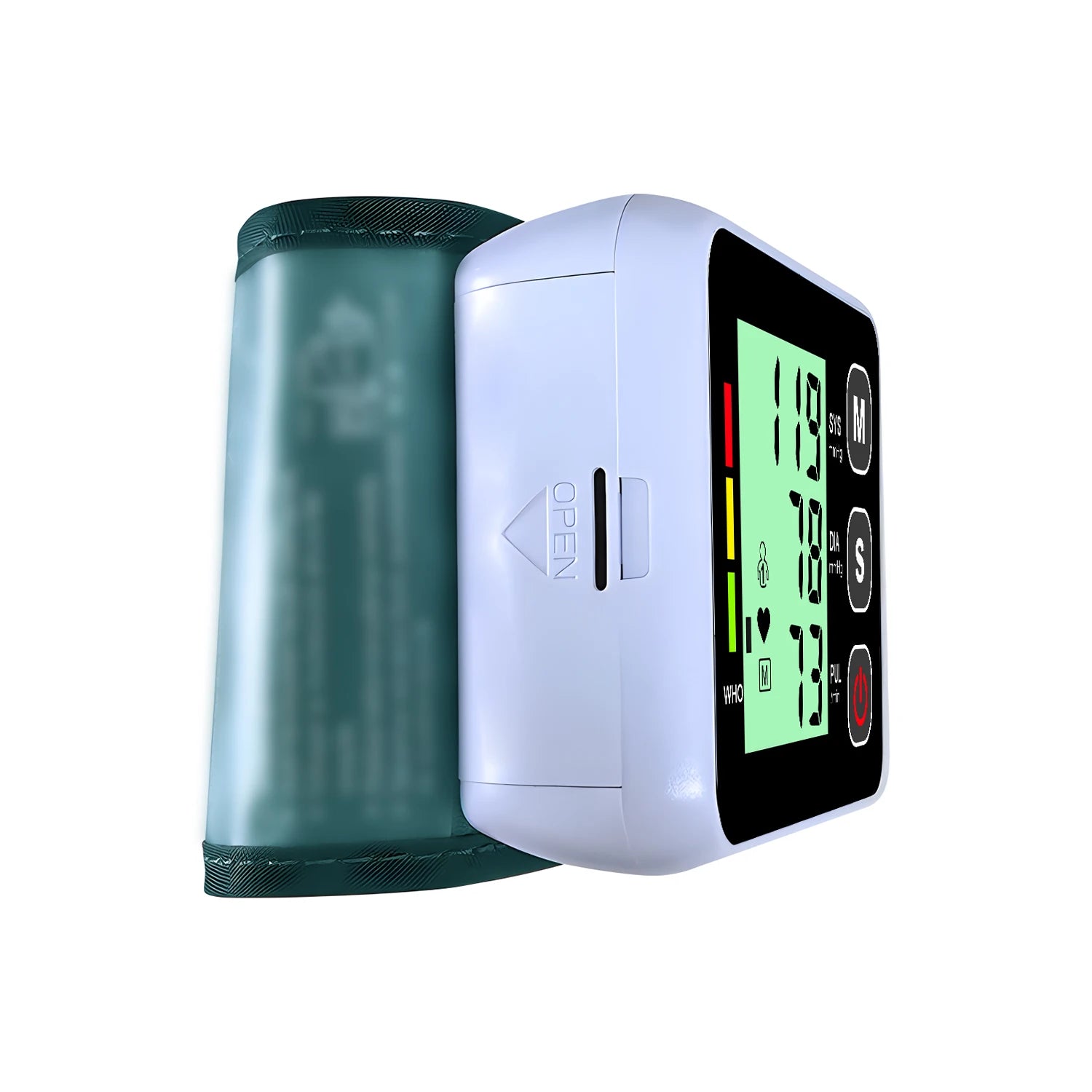 Wrist Blood Pressure Monitor Digital Heart Monitor Sphygmomanometer Tonometer Digital BP Monitor for Measure Health Equipment