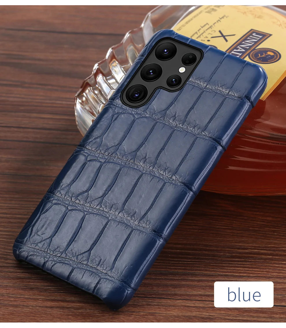 Samsung Galaxy S25 Ultra Leather Case - Slim Protective Cover Tidesmit