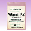 Tidesmit 30 Vitamin K2 MK-7 Transdermal Patches for bone, joint, and immune support.