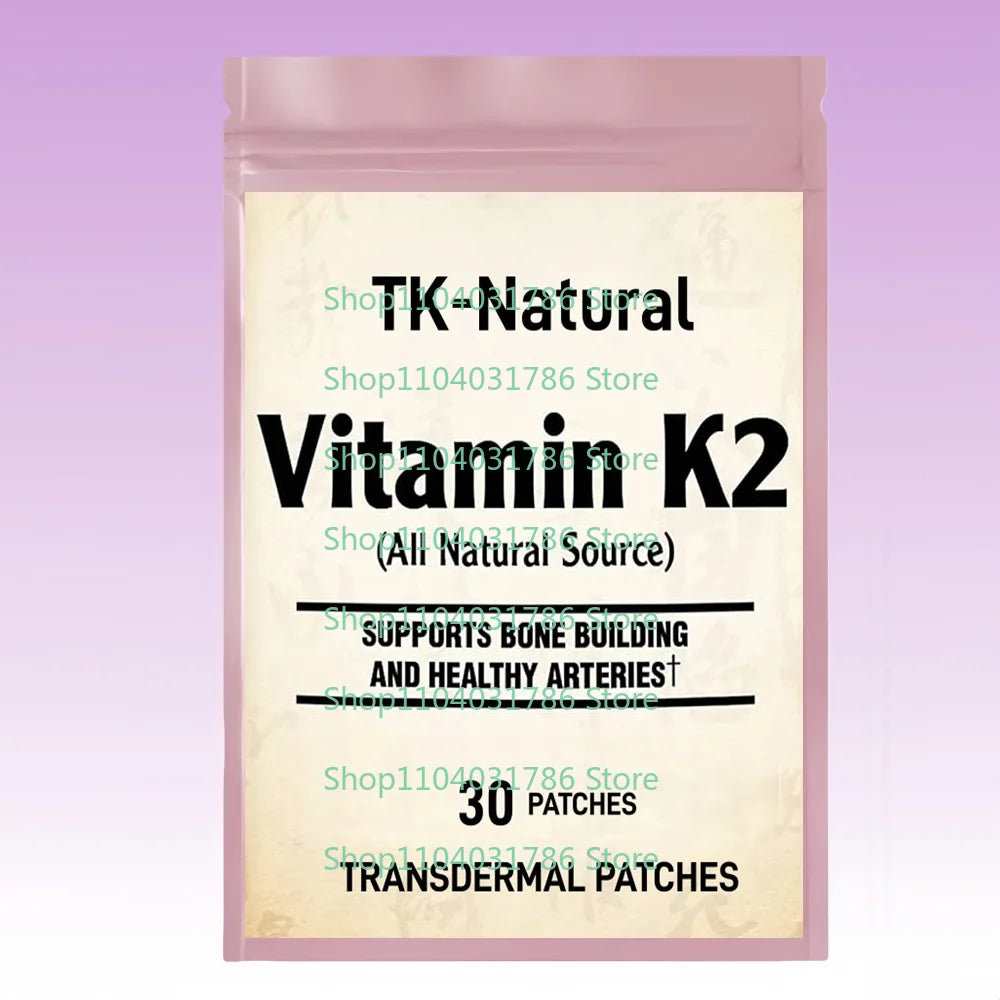 Tidesmit 30 Vitamin K2 MK-7 Transdermal Patches for bone, joint, and immune support.