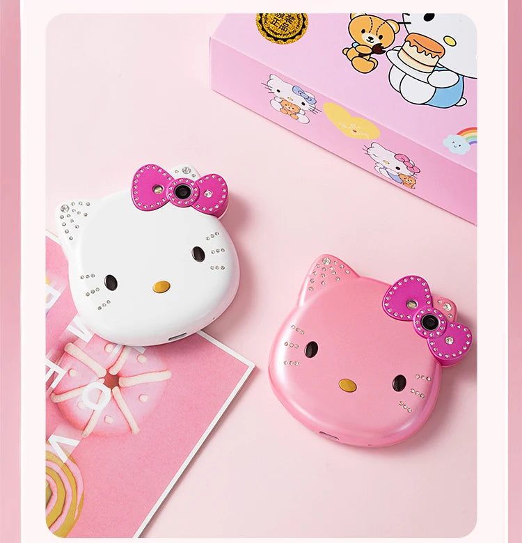 2024 Sanrio Hello Kitty Flip Phone Kawaii K688 Cartoon Taiml Cute Mini Phone Birthday Fashion Gift Toys Christmas For Anime Fans