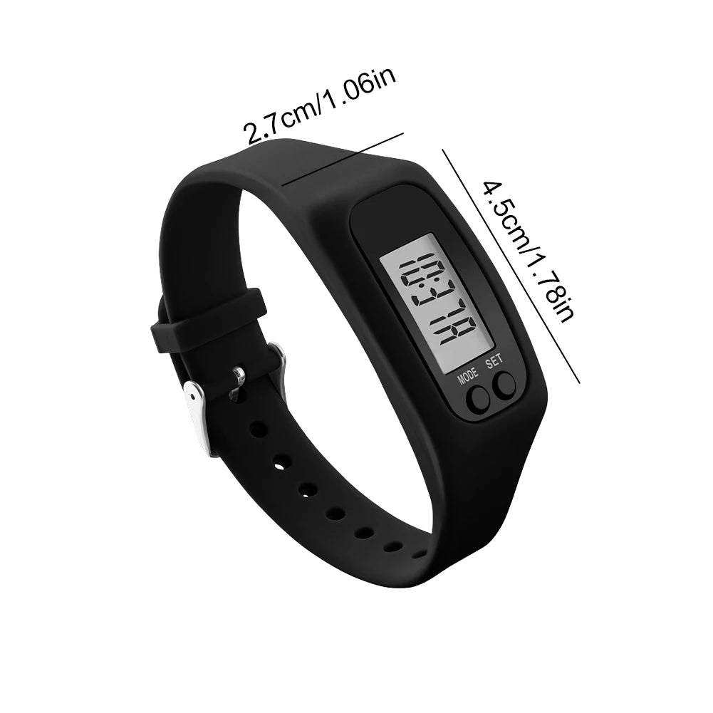 Walking Pedometer Portable Pedometer Multi-Function Accurate Step Tracker Mile Kilometer Calorie Calculation for Outdoor Sports