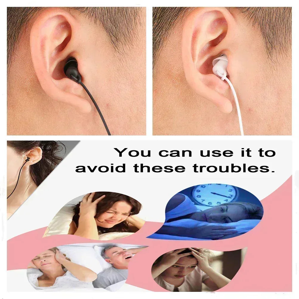 Wired Noise Reduction In-Ear Earphones - Tidesmit Audio Headset Tidesmit