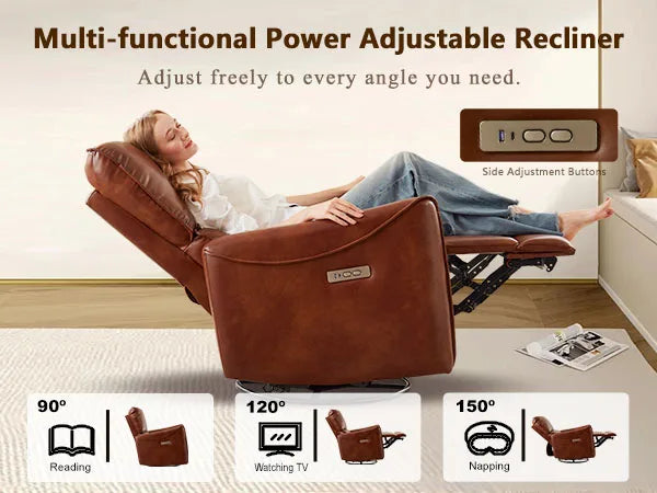 Electric Massage Recliner Chair - Power Lift Sofa for Muscle Relief Massage Chairs Tidesmit