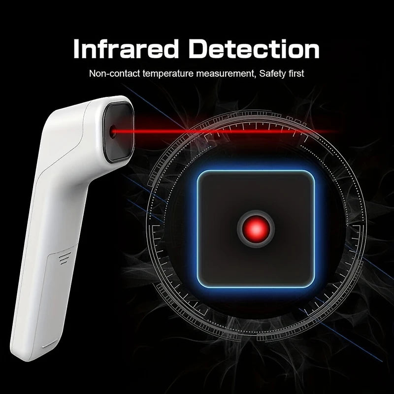 Finger Pulse Oximeter Infrared Fever Thermometer Digital LCD Infant Adult Non-contact Laser Body Temperature Ear Thermometer