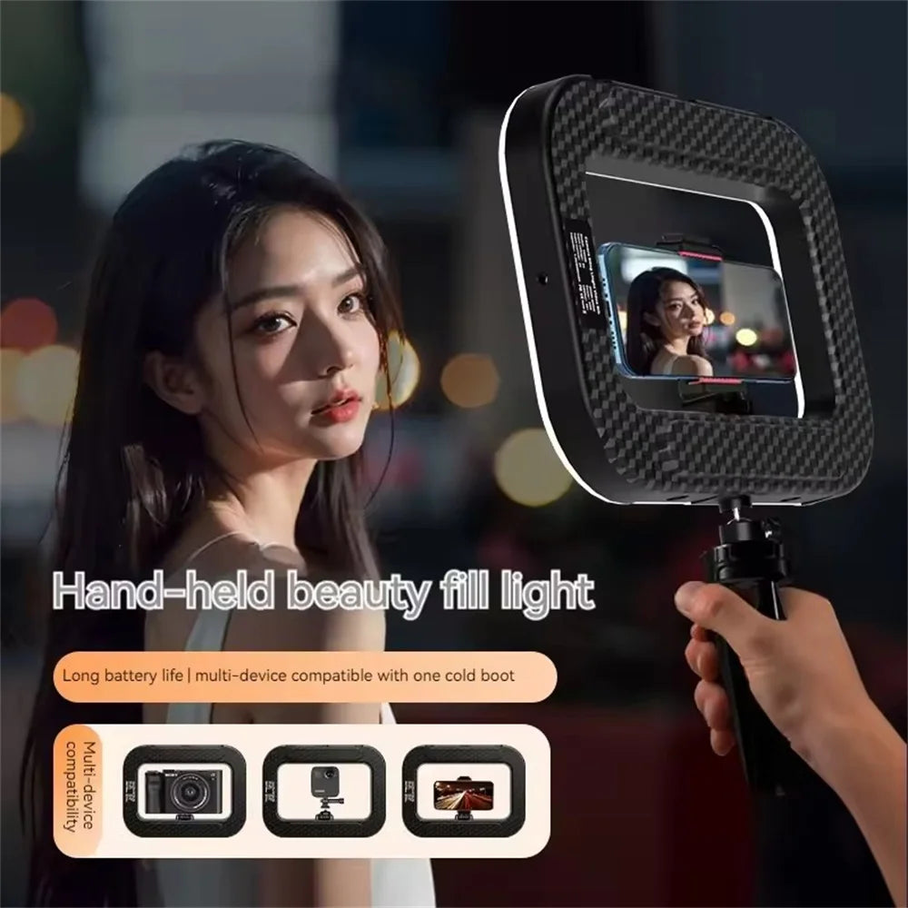 Handheld Ring Light for Phone - Portable LED Vlog Lighting Tidesmit