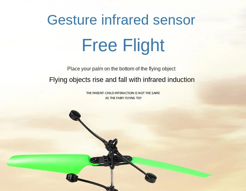 RC Helicopter Drone with Gesture Control - Durable Smart Toy for Beginners Tidesmit