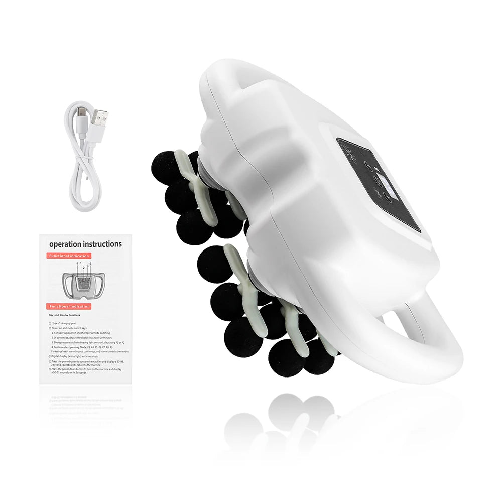 Fascia Massage Gun - 99 Strength Levels Portable Body Massager Relaxation Treatment Tidesmit