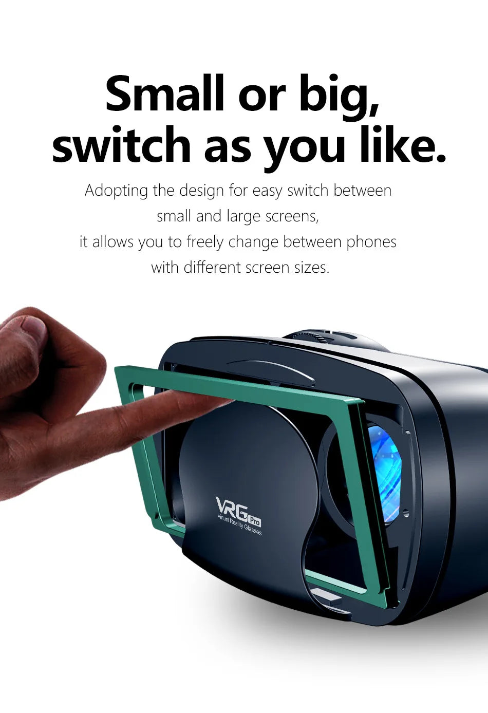 VR Headset for Smartphones with Adjustable Lenses - Tidesmit Tidesmit