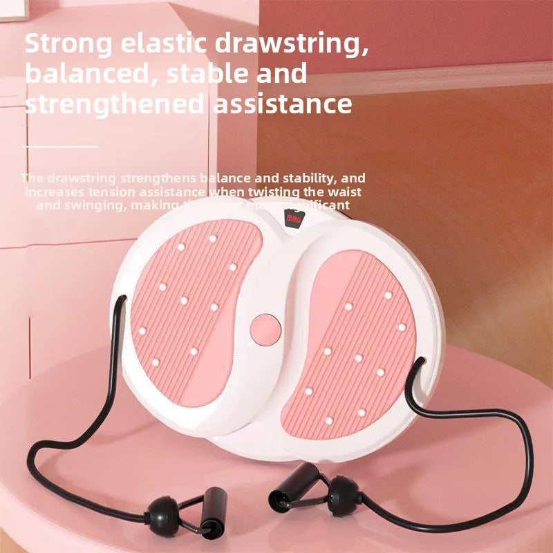 Waist Twisting Disc with Resistance Bands - Silent Home Fitness Trainer Body Shaping Massage Equipment Tidesmit