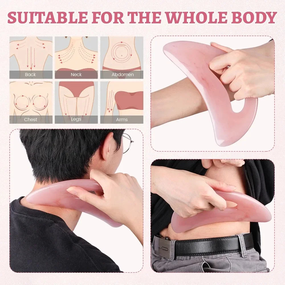 Gua Sha Massage Tool for Lymphatic Drainage & Body Sculpting | Tidesmit Body Shaping Massage Equipment Tidesmit