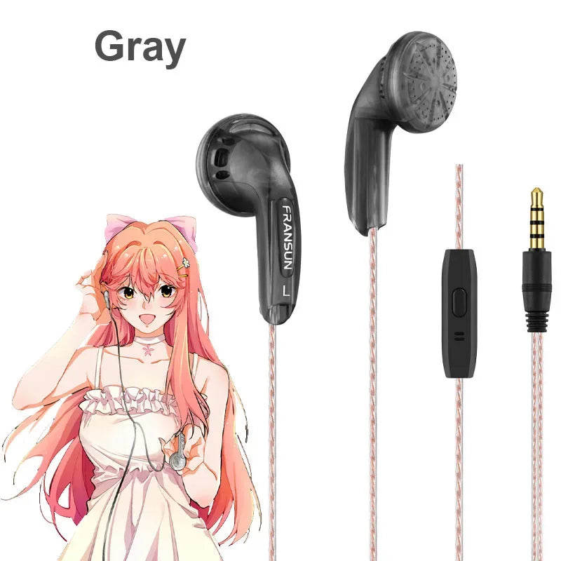 HiFi Wired Earbuds 15.4mm Driver with HD Microphone by Tidesmit grey China Mainland Tidesmit