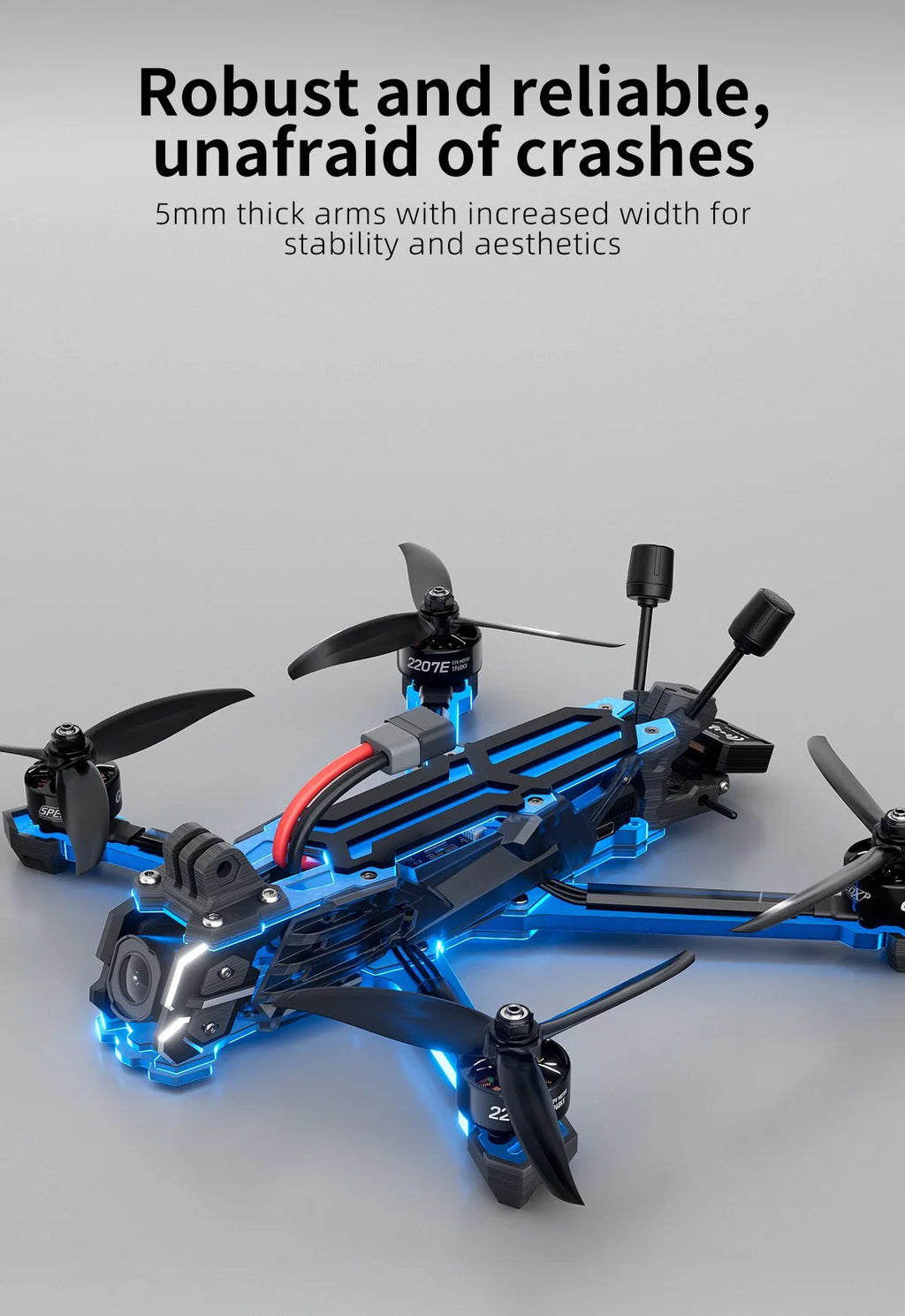 GEPRC Vapor-D6 O4 Pro HD Freestyle FPV Drone | 6 Inch Long Range Tidesmit