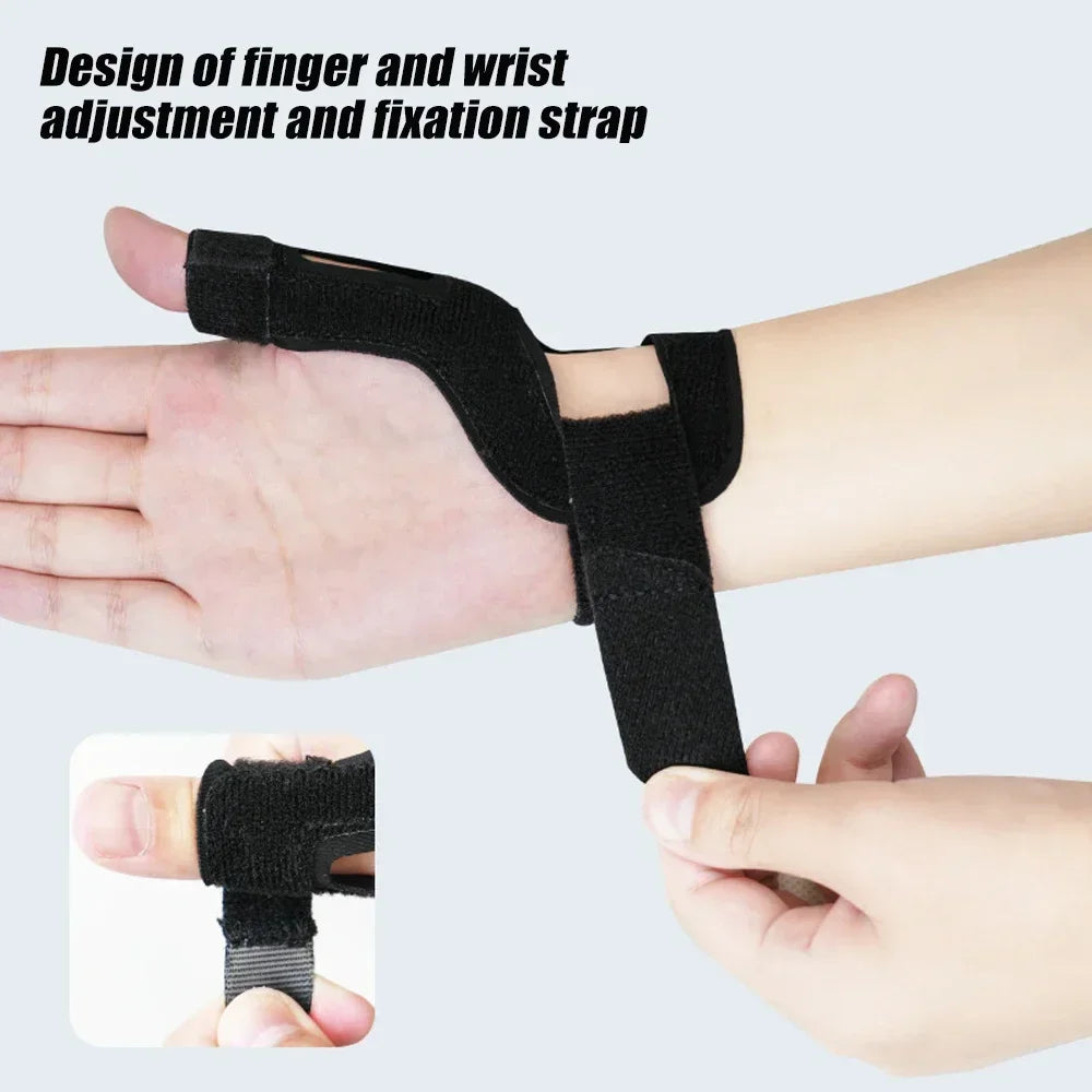 Thumb Support Brace Stabilizer Splint for Tendonitis, De Quervain's, Arthritis, Trigger Finger, Fits Both Hands