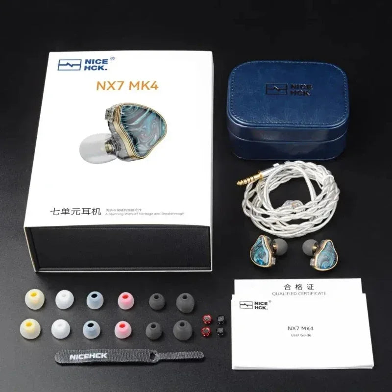 7 Driver Hybrid IEMs Wired Earphones with Filters | Tidesmit Tidesmit