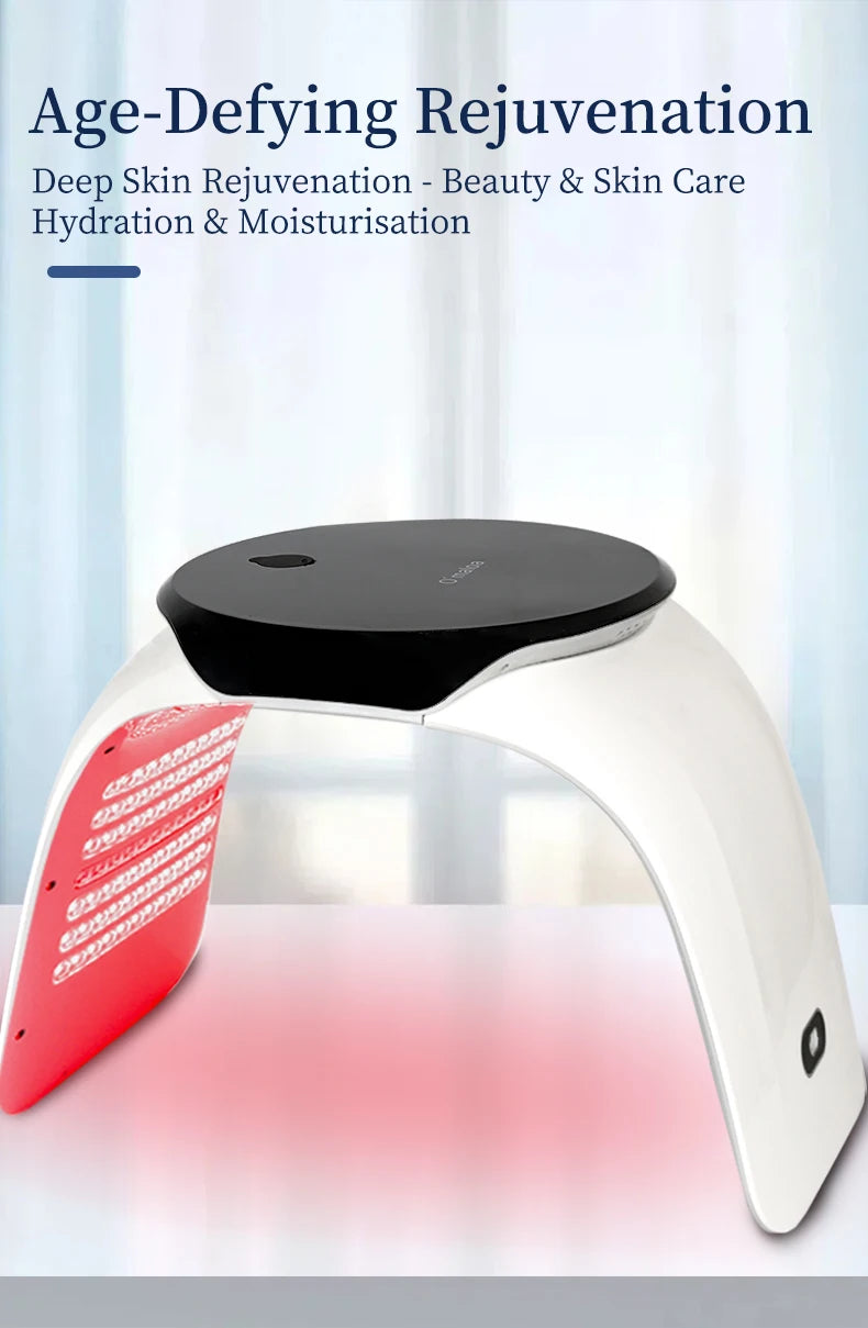 Cold And Hot Nano Water Supplement Spray Spectrometer Colorful Dynamic Red Light PDT Photon Rejuvenation Mask Beauty Instrument