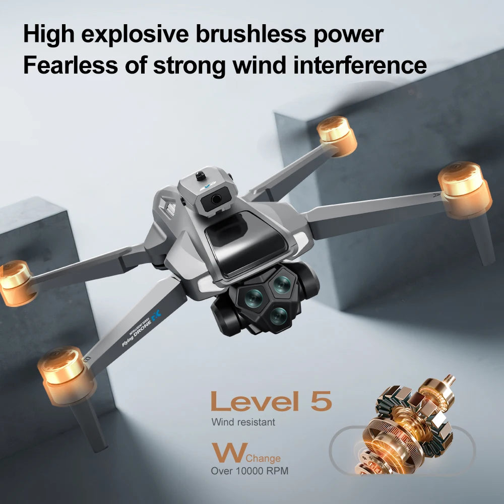 4K Camera Drone with Screen Remote & Triple Battery - M66-1 Tidesmit