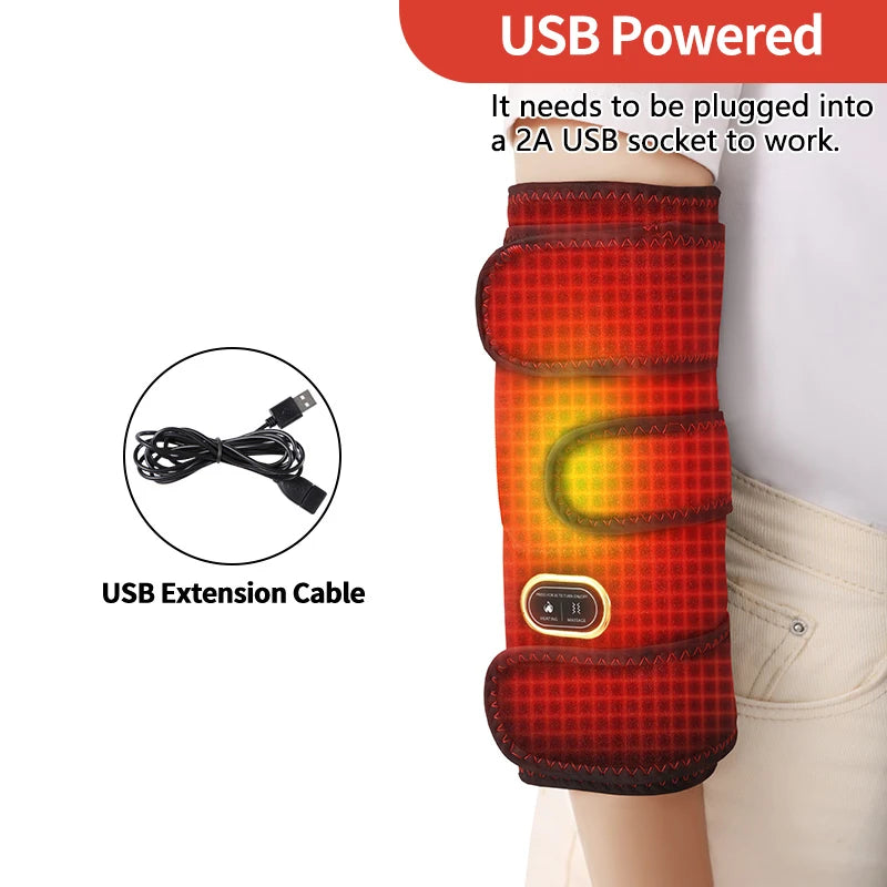 Heated Elbow Massager for Joint Pain Relief - Tidesmit Wellness Tool Relaxation Treatment Tidesmit