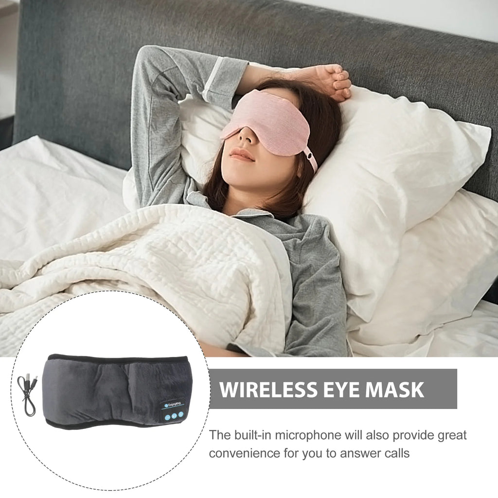 Sleep Headphones Eye Mask - Bluetooth Wireless Stereo Headset Tidesmit