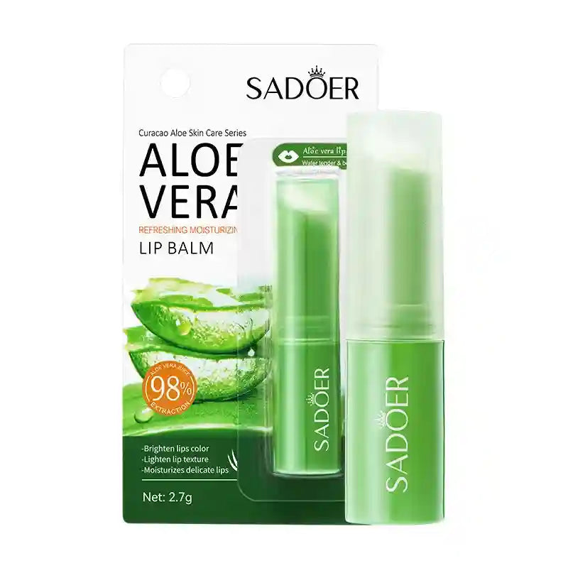 Aloe Vera Color Changing Lip Balm | Nourishing Moisturizing Lip Treatment Lip Care LW2131 Tidesmit