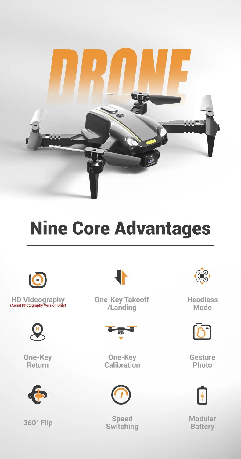 Foldable 8K Camera Drone with Obstacle Avoidance | Tidesmit Tidesmit