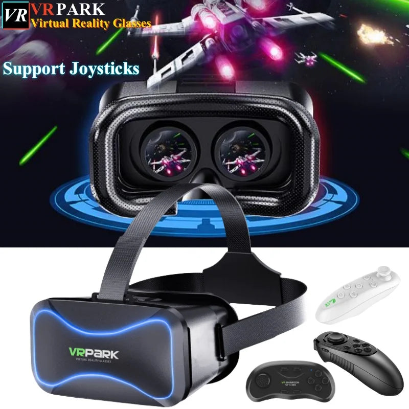 4K VR Headset for Smartphones: Immersive 3D Mobile Glasses Tidesmit