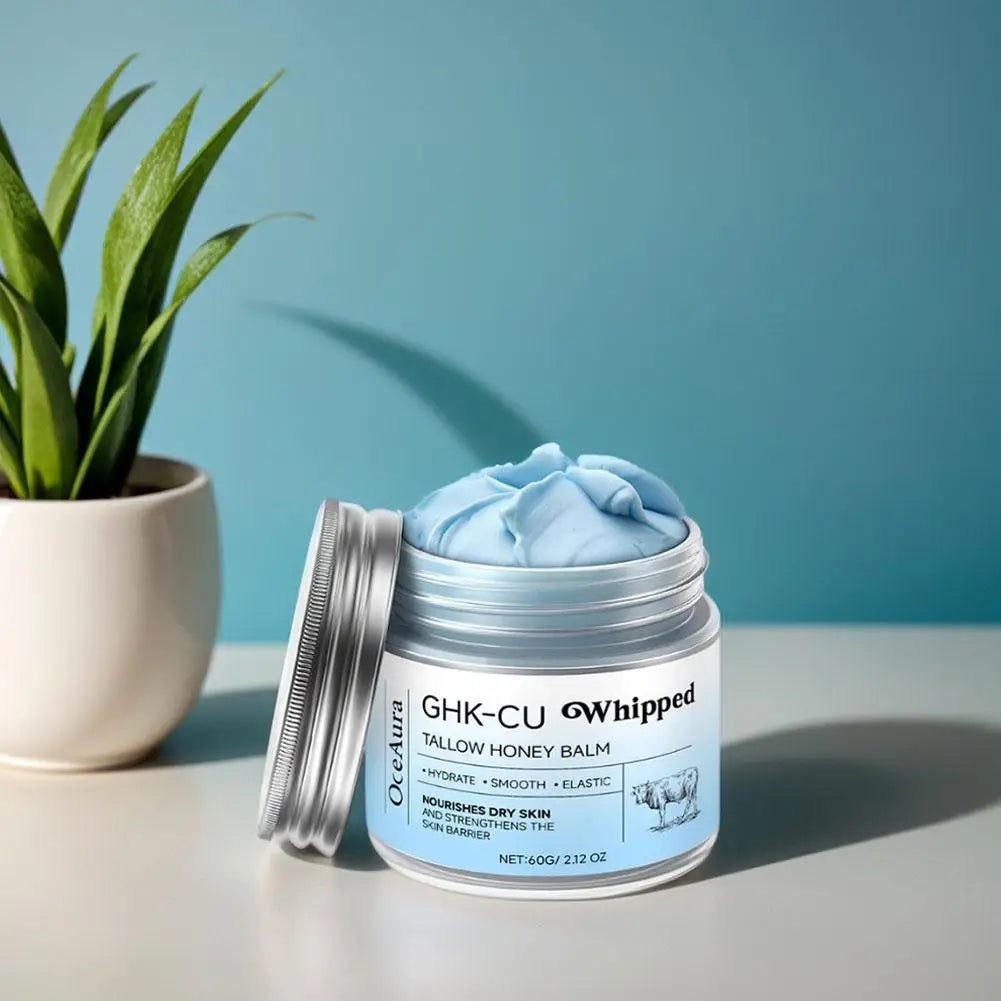 Copper Peptides GHK-Cu Beef Tallow Cream Blue Balm Manuka Honey Deep Moisturizing Nourishing Repair Barrier for All Skin Types