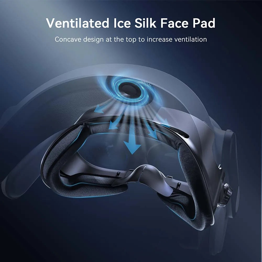 Meta Quest 3 Facial Interface Ice Silk Pad - Breathable VR Accessory Tidesmit