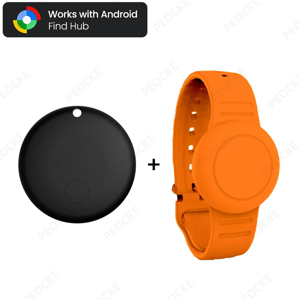 Waterproof Smart Tag Bracelet for Kids-Soft Silicone For Android Tracker Tag With Watch Band Case Cover, Lightweight GPS Tracker