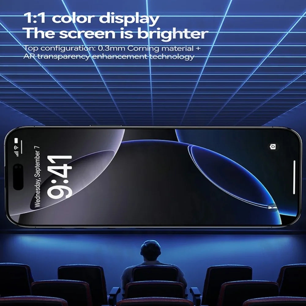 4Pcs Anti Spy Full Screen Protector for iPhone 17 16 15 14 Pro Max 15 16 Plus Tempered Glass for iPhone 13 12 11 Pro 16e 17 Air AE Tidesmit