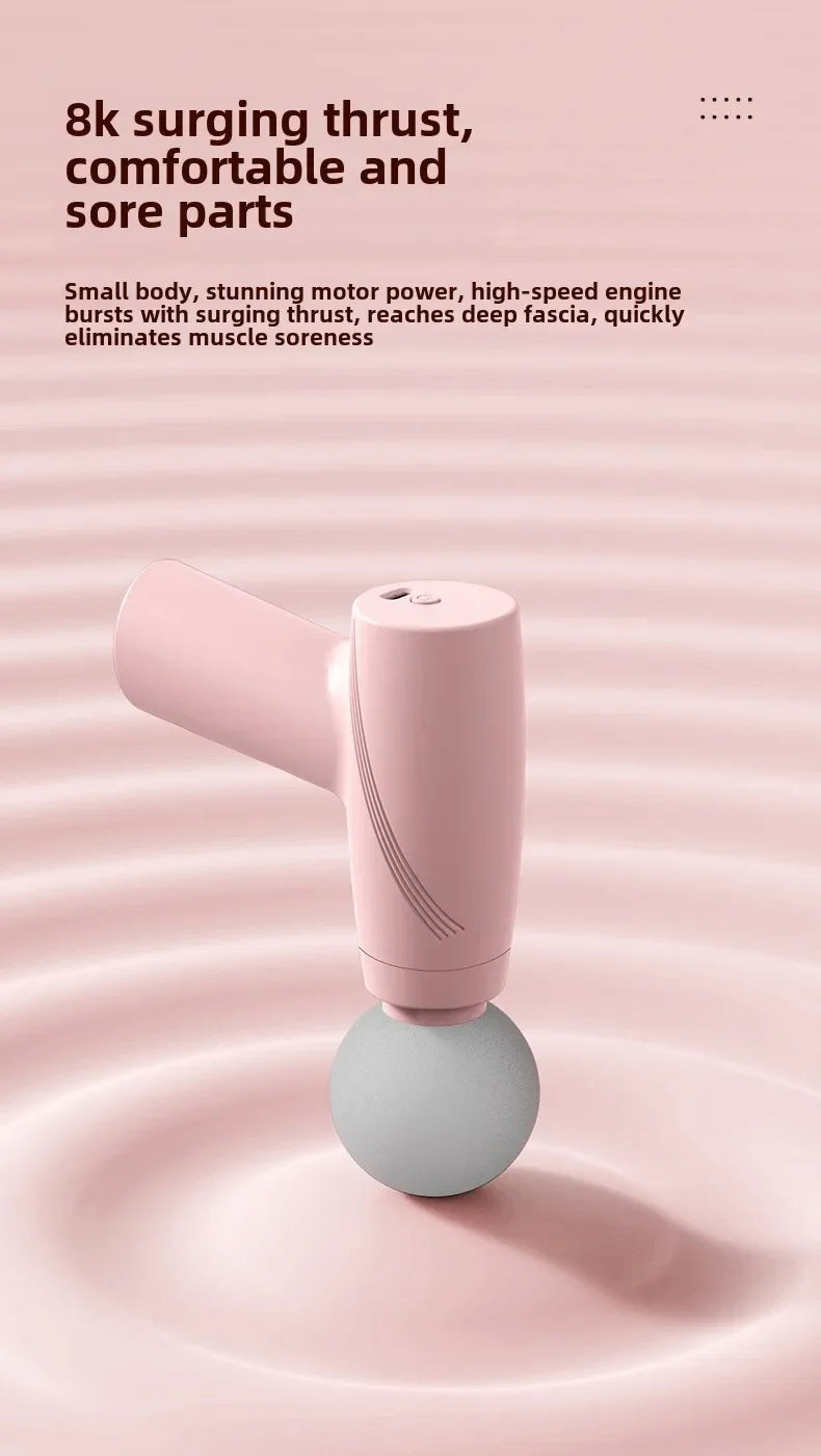 Portable Deep Tissue Massage Gun for Targeted Muscle Recovery Therapy Relaxation Treatment Tidesmit