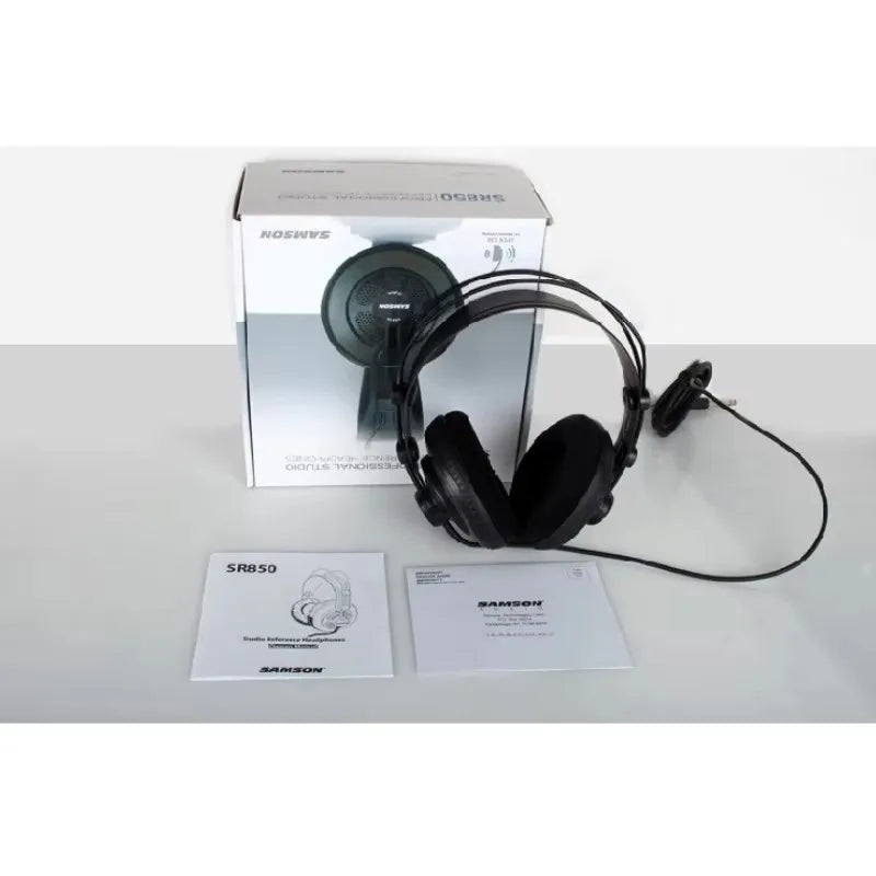 Samson SR850 Studio Headphones | Semi-Open Reference Monitor 1 set orginal box Tidesmit