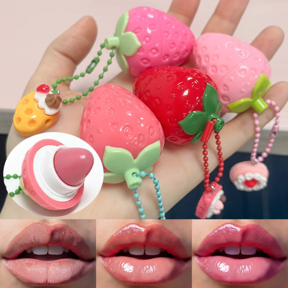 Strawberry Moisturizing Lip Balm - Nourishing Lip Treatment (MS9033) Lip Care Tidesmit